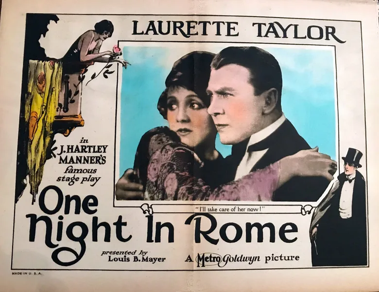 One Night in Rome poster