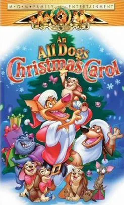 An All Dogs Christmas Carol poster