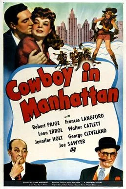 Cowboy in Manhattan poster