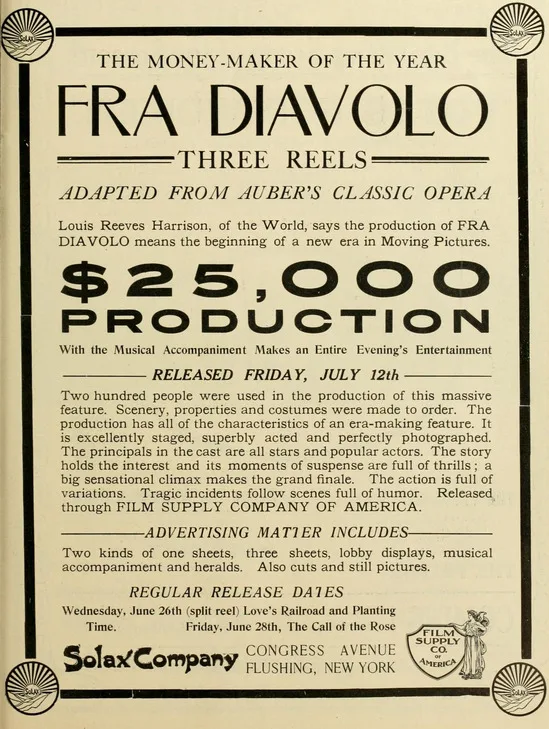 Fra Diavolo poster