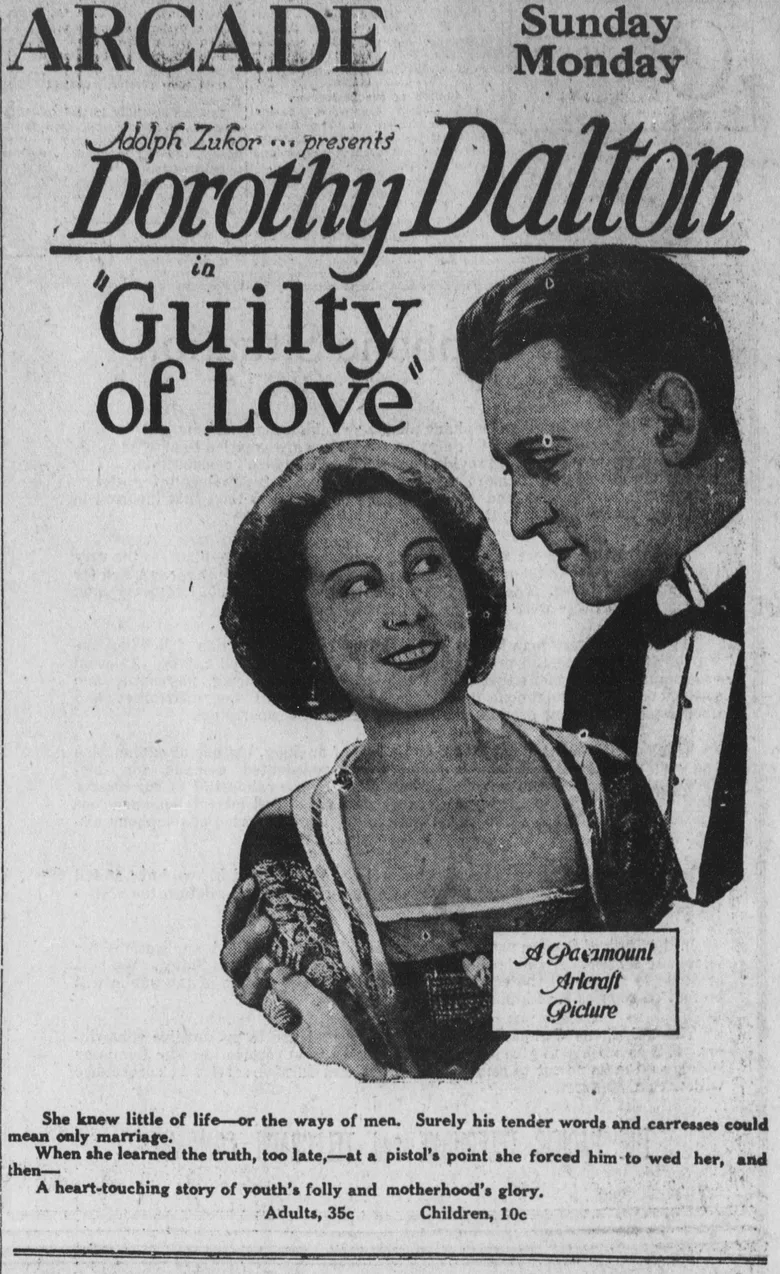 Guilty of Love poster