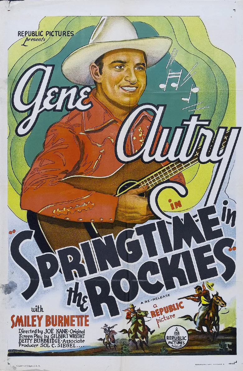 Springtime in the Rockies poster