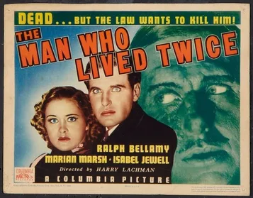 The Man Who Lived Twice poster
