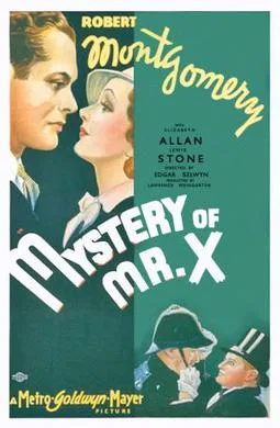 The Mystery of Mr. X poster