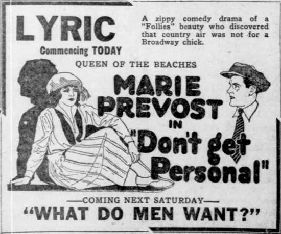 Don't Get Personal poster