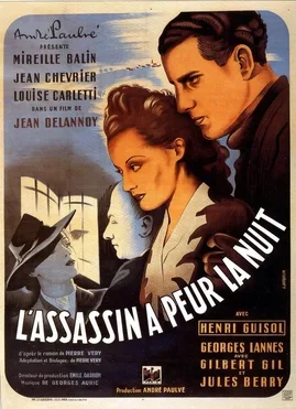 The Murderer is Afraid at Night poster