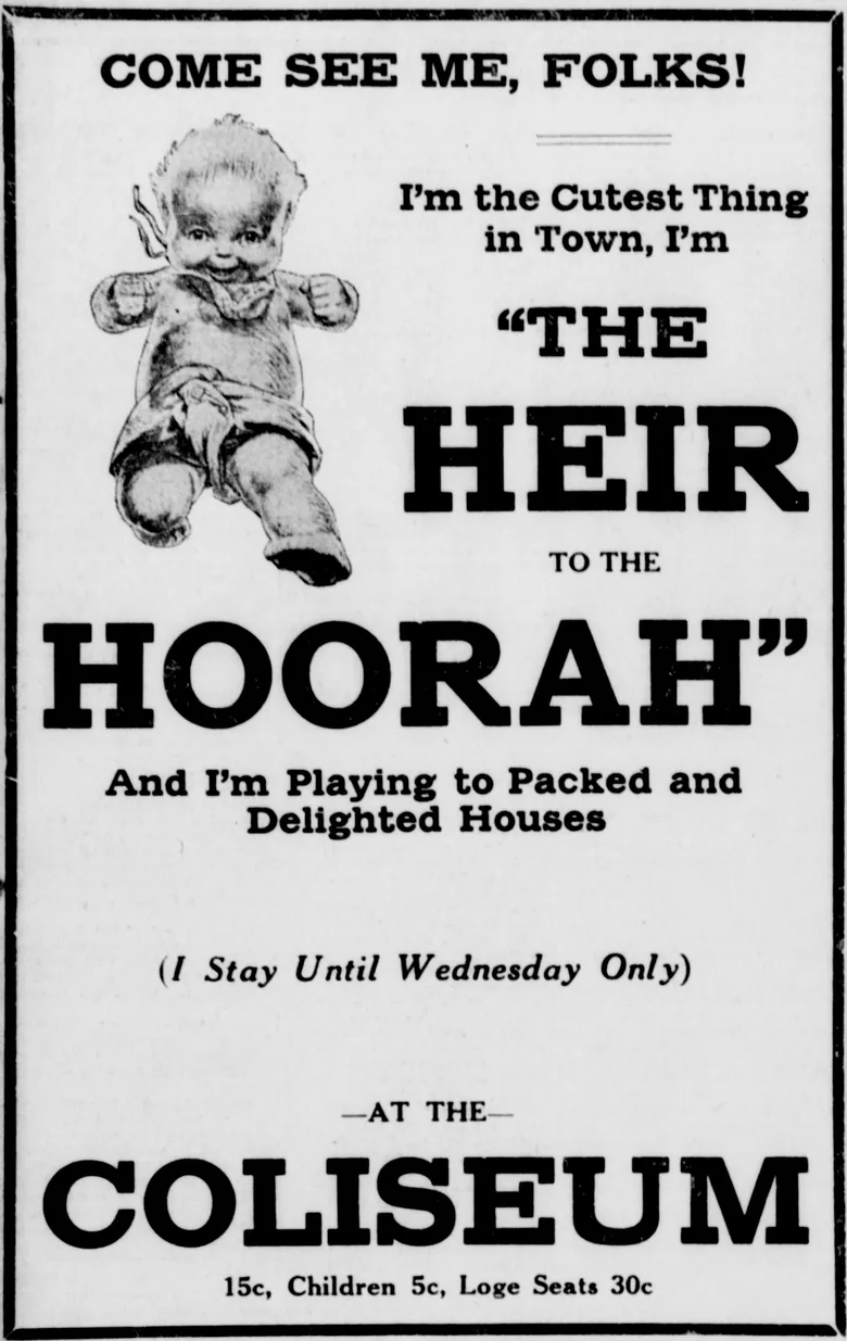 The Heir to the Hoorah poster