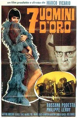 Sette uomini d'oro poster