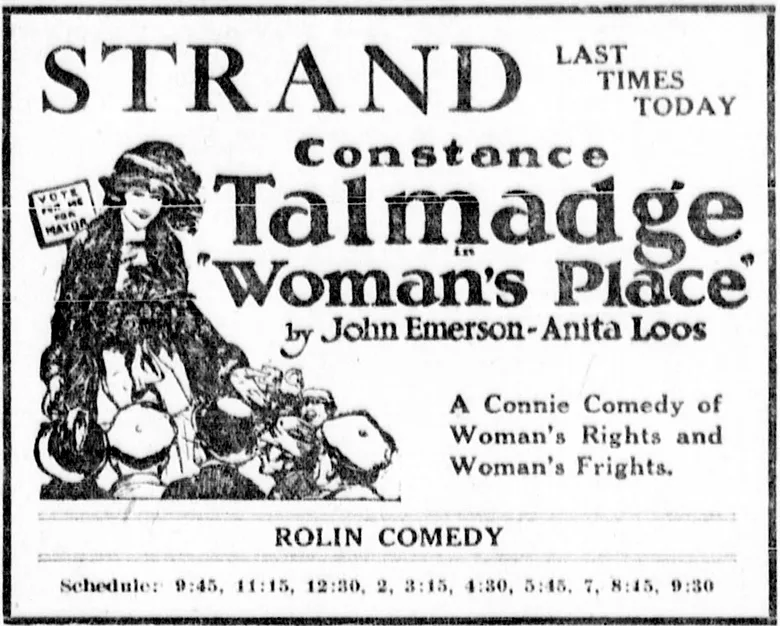 Woman's Place poster