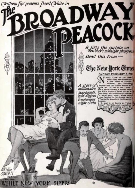 The Broadway Peacock poster