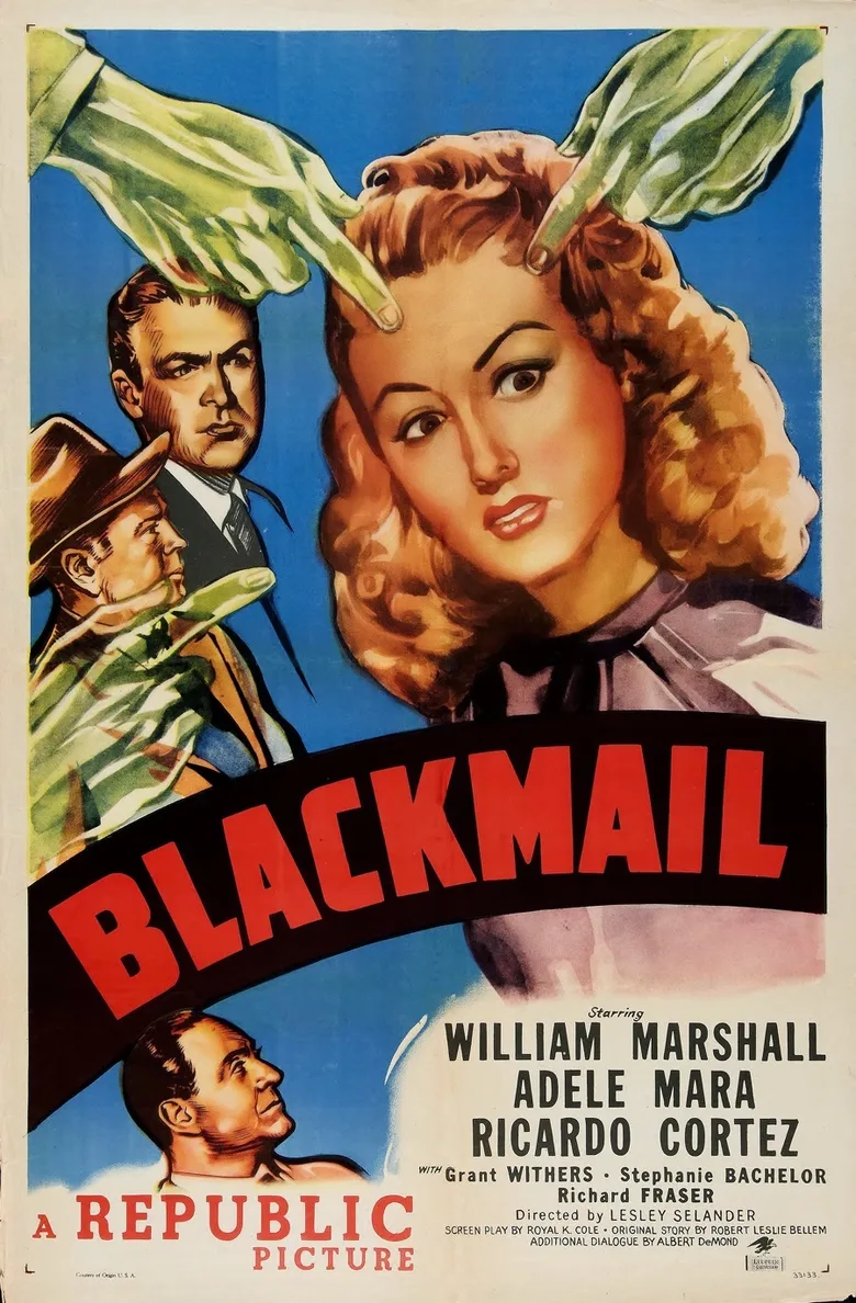 Blackmail poster