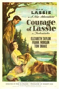 Courage of Lassie poster