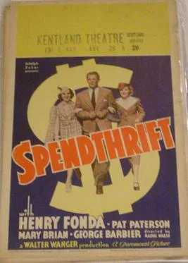 Spendthrift poster