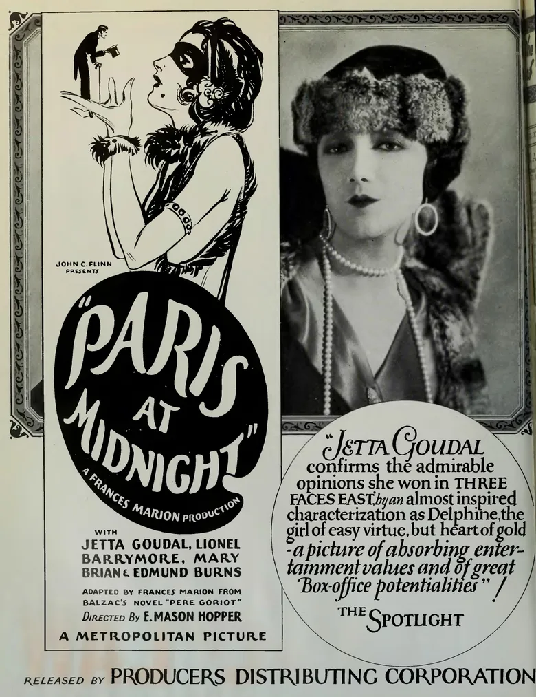 Paris at Midnight poster