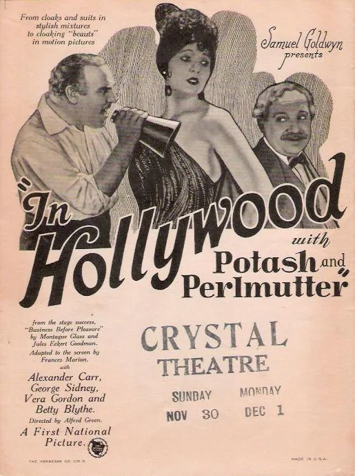 In Hollywood with Potash and Perlmutter poster