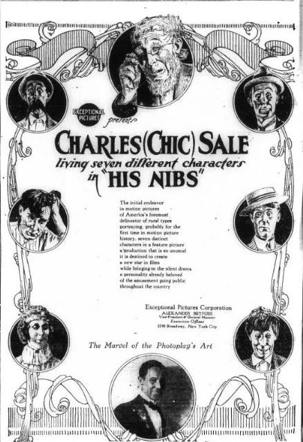 His Nibs poster