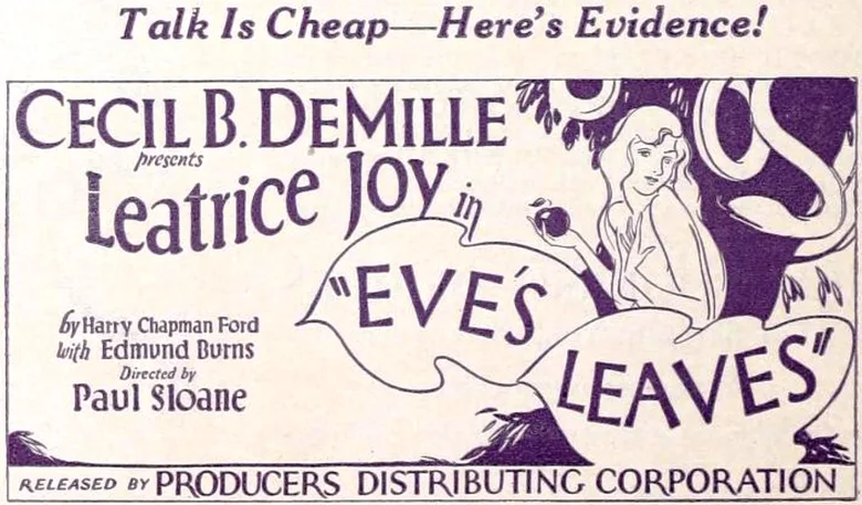 Eve's Leaves poster