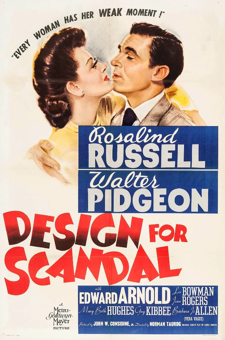 Design for Scandal poster