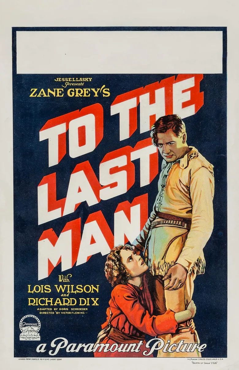 To the Last Man poster