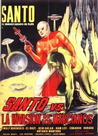 Santo vs. the Martian Invasion poster