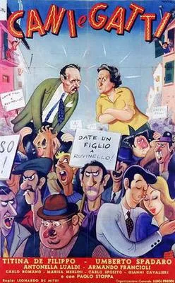 Cani e gatti poster