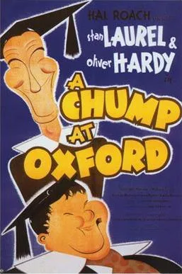 A Chump at Oxford poster
