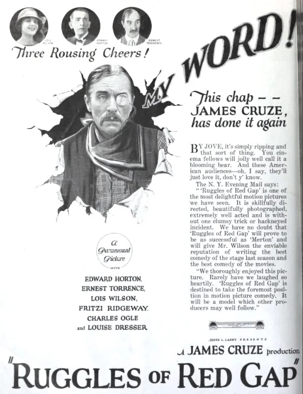 Ruggles of Red Gap poster