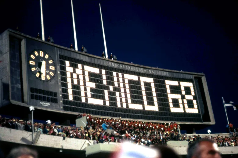 The Olympics in Mexico poster