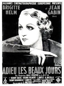Adieu les beaux jours poster