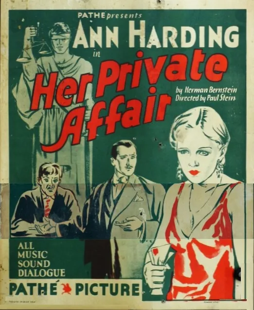 Her Private Affair poster