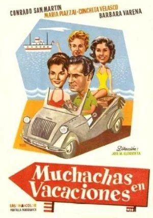 Muchachas en vacaciones poster