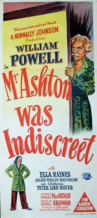 The Senator Was Indiscreet poster