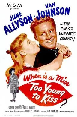 Too Young to Kiss poster