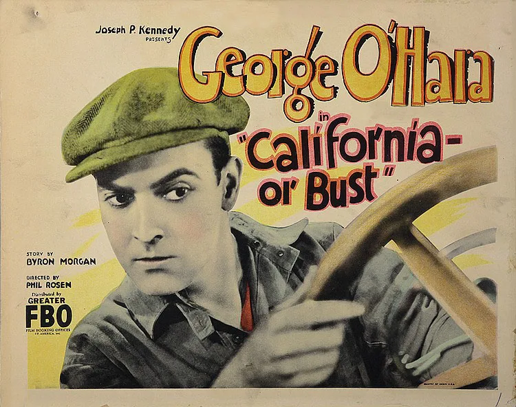 California or Bust poster