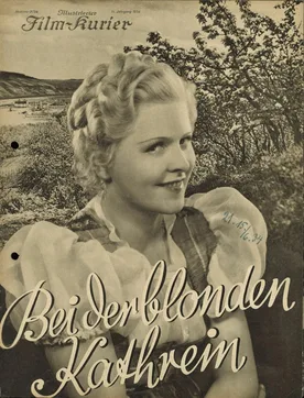 At the blond Katherine's poster