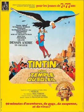 Tintin and the Temple of the Sun poster
