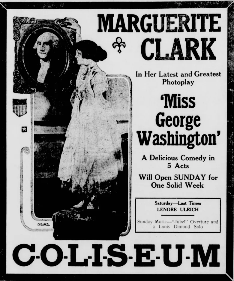 Miss George Washington poster