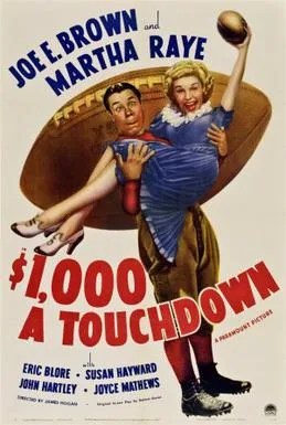 $1,000 a Touchdown poster