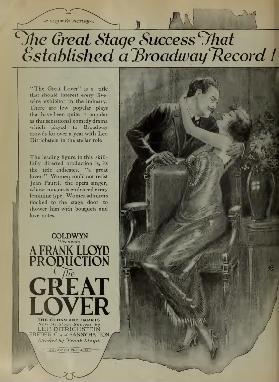 The Great Lover poster