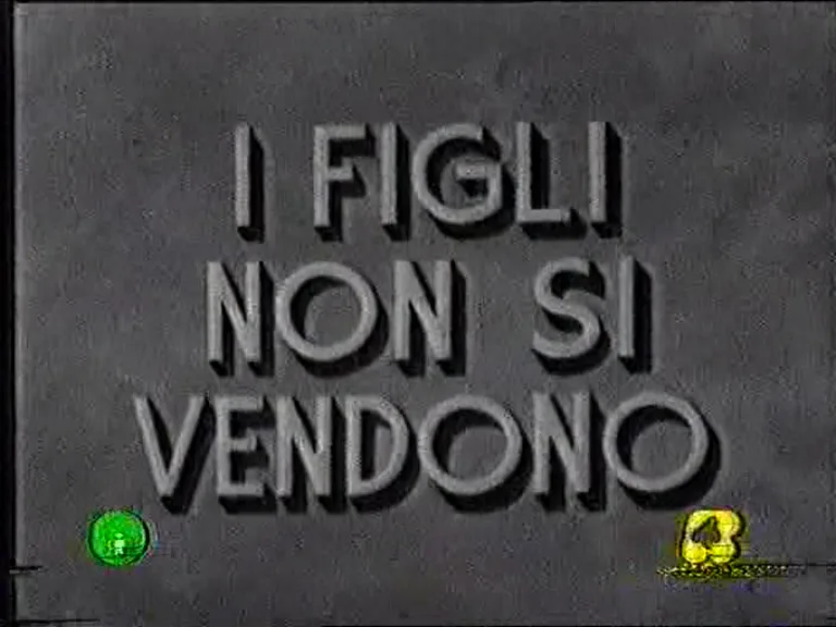 I figli non si vendono poster