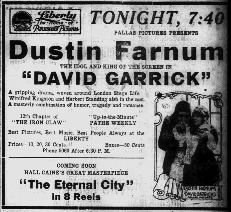 David Garrick poster