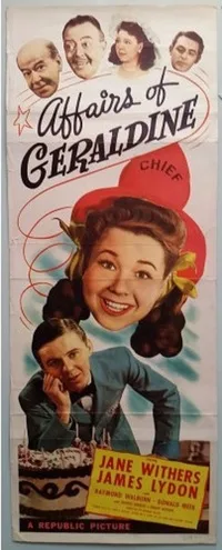 Affairs of Geraldine poster