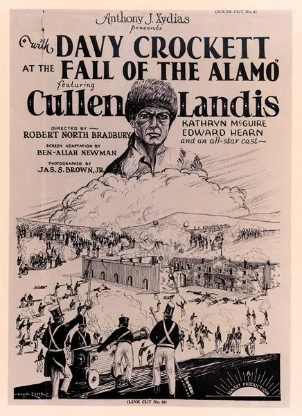 With Davy Crockett at the Fall of the Alamo poster