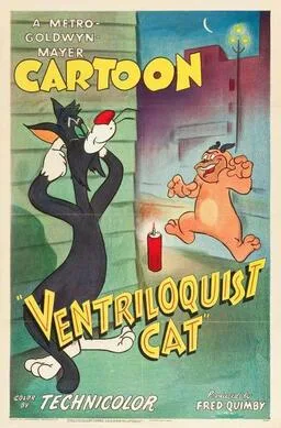 Ventriloquist Cat poster