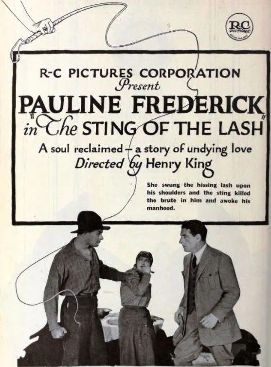 The Sting of the Lash poster