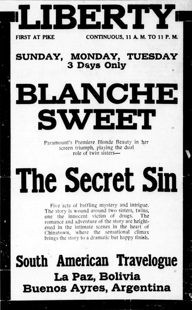 The Secret Sin poster