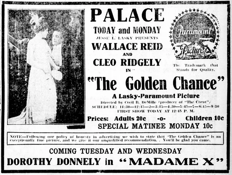 The Golden Chance poster