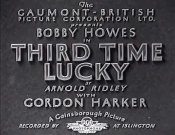 Third Time Lucky poster