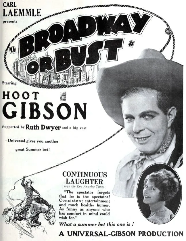 Broadway or Bust poster