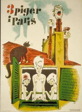 Three Girls in Paris poster